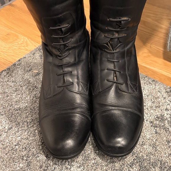 Ariat Tall Wide Black Riding Boots - Picture 4 of 13